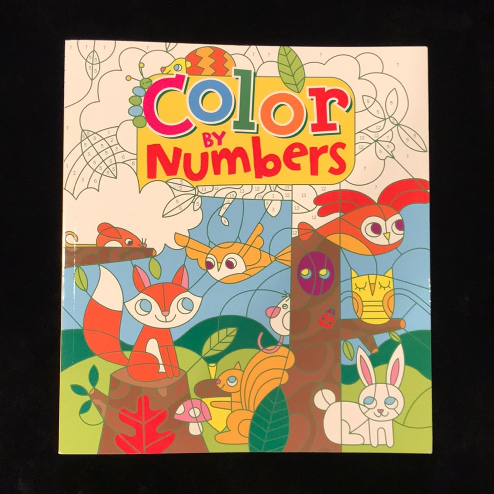 Brand new Barnes & Noble Color by number Book